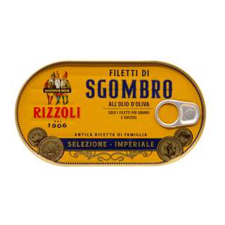 Rizzoli "Selezione Imperiale" Mackerel Fillets in Olive Oil Rizzoli "Selezione Imperiale" Mackerel Fillets in Olive Oil