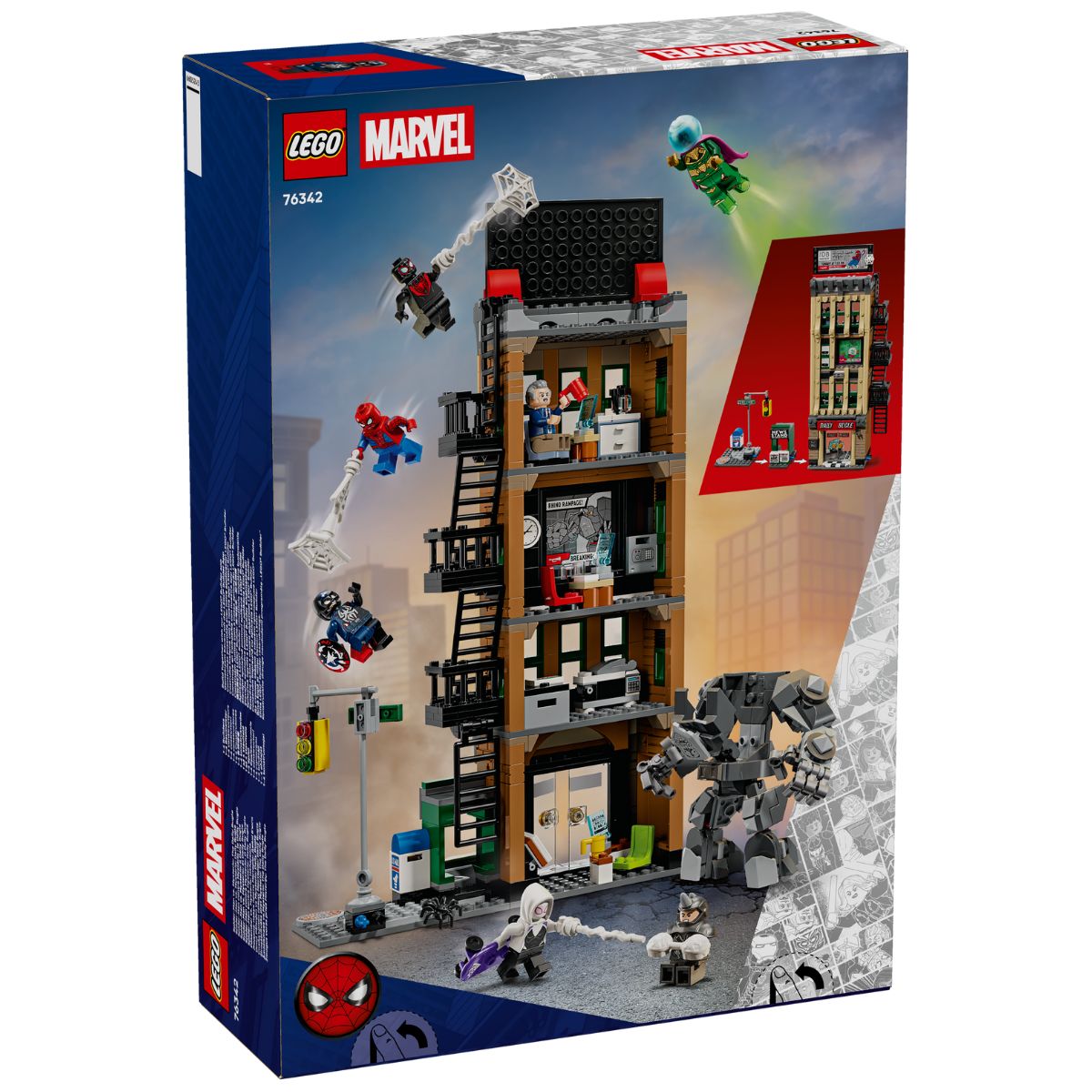 LEGO 76342 Marvel SpiderMan vs. Mysterio The Daily Bugle | NTUC