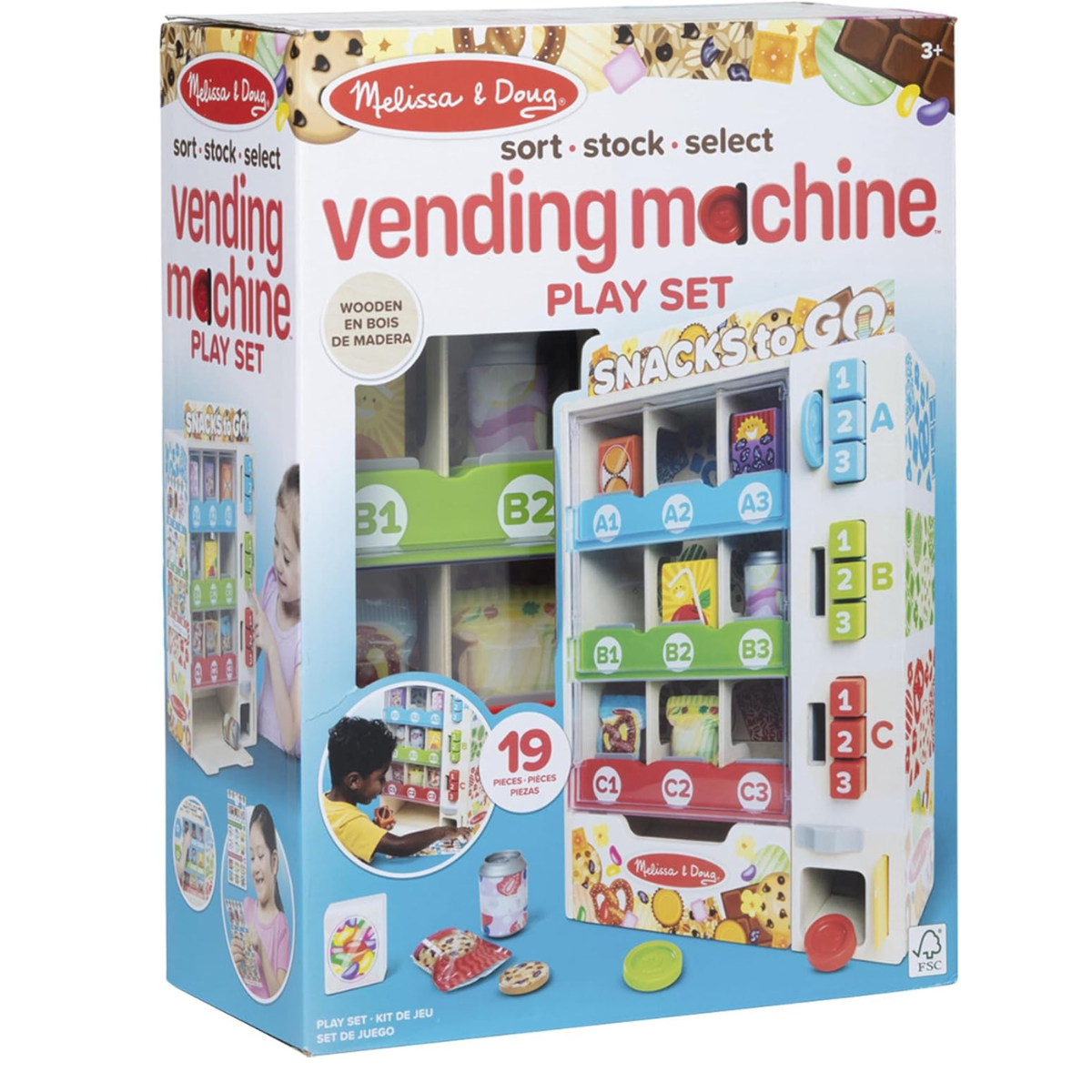 Melissa n Doug Wooden Vending Machine Melissa n Doug Wooden Vending Machine