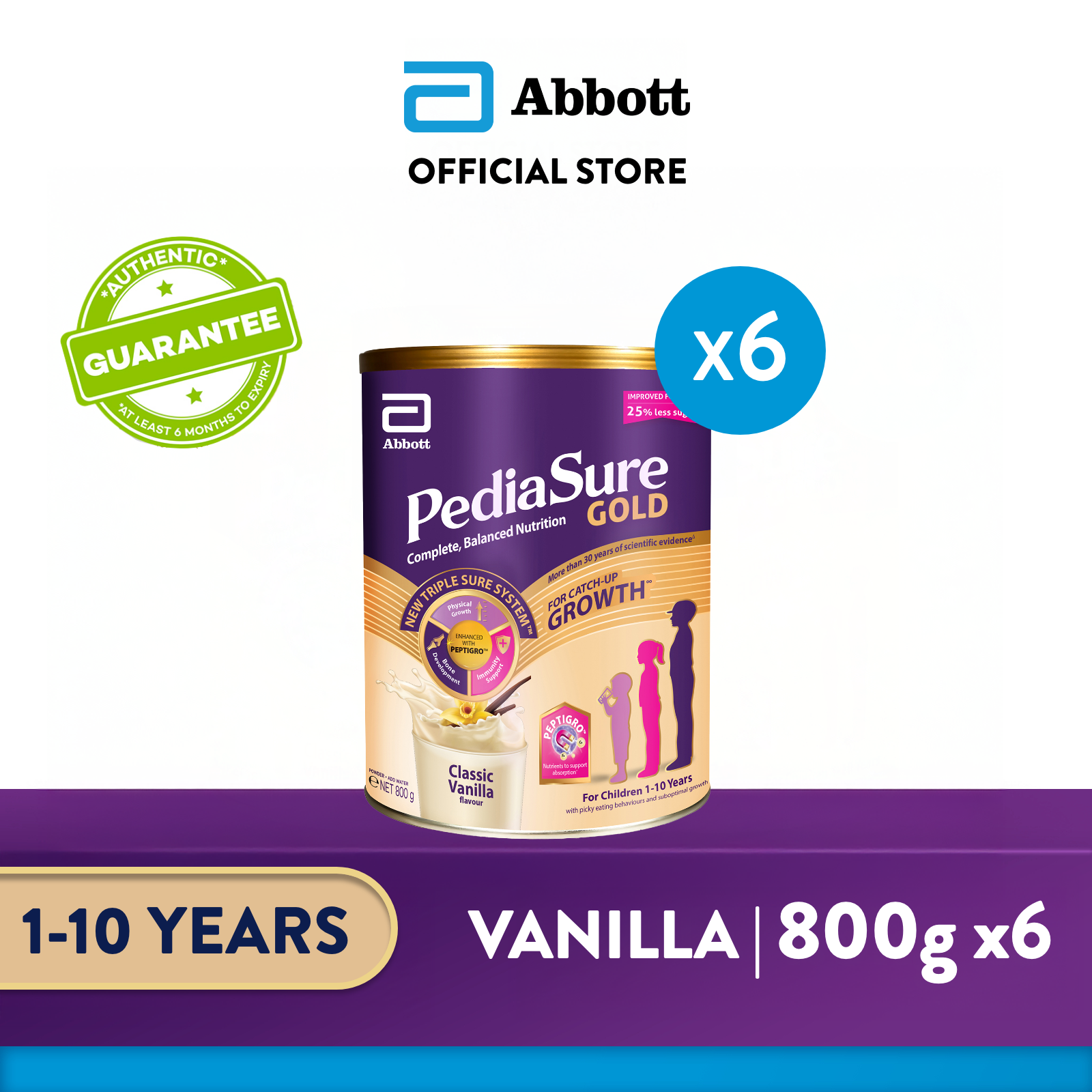 PediaSure Gold with PeptiGro - Vanilla PediaSure Gold with PeptiGro - Vanilla