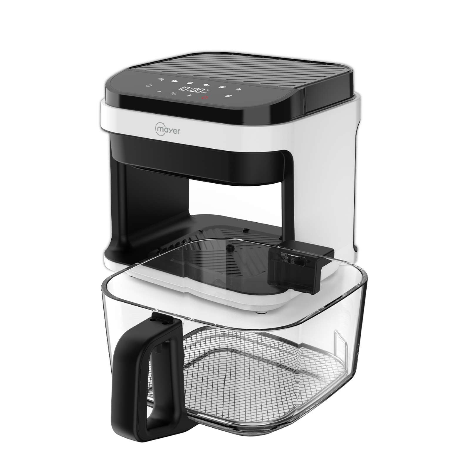 Bruno Glass Air Fryer Ivory | NTUC FairPrice