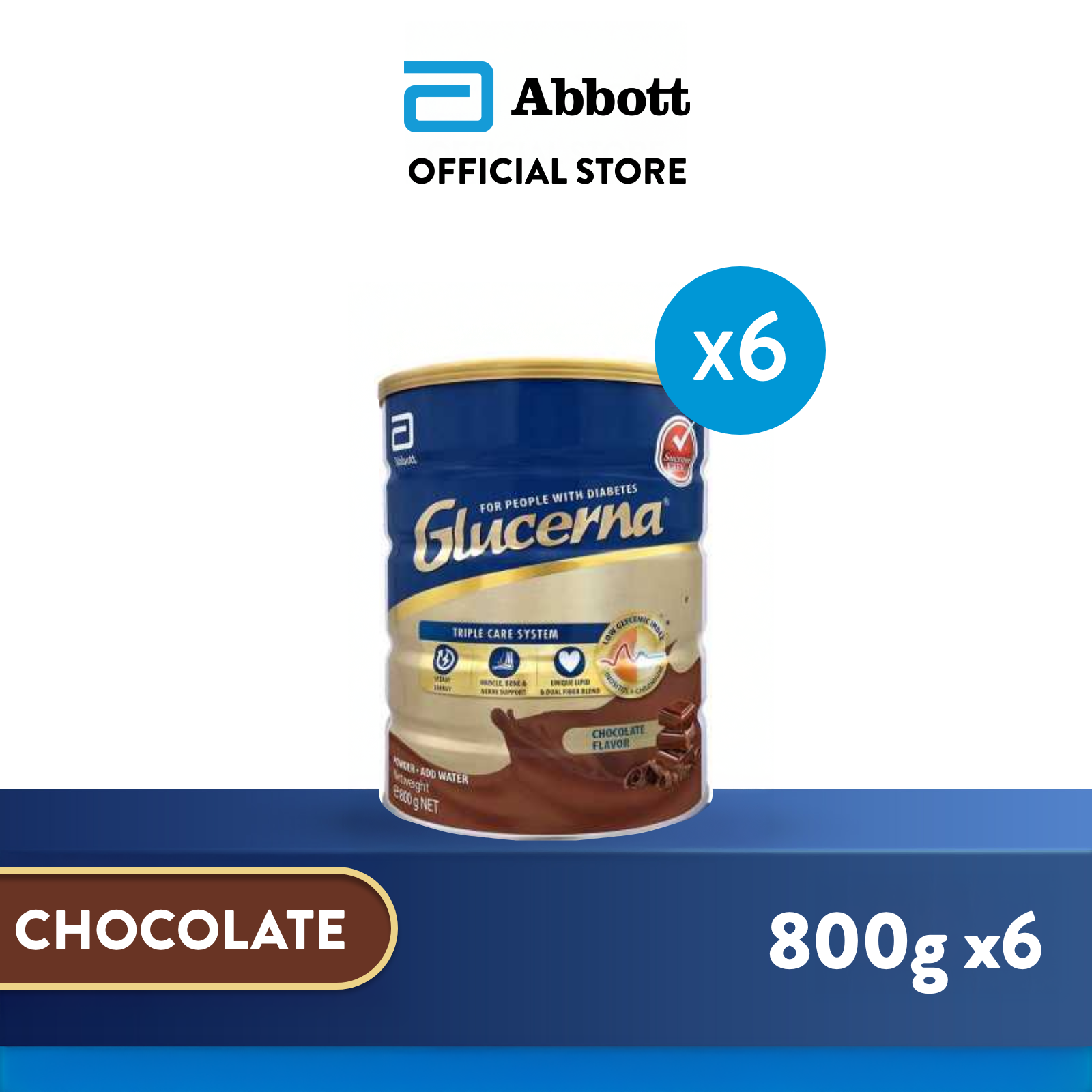 Glucerna Triple Care Powder Chocolate