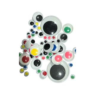 Cozy Nest Assorted Colours and Sizes Googly Eyes