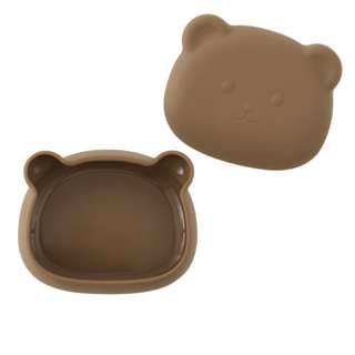 AttiRabbit Baby Bear Suction Bowl - Brown AttiRabbit Baby Bear Suction Bowl - Brown