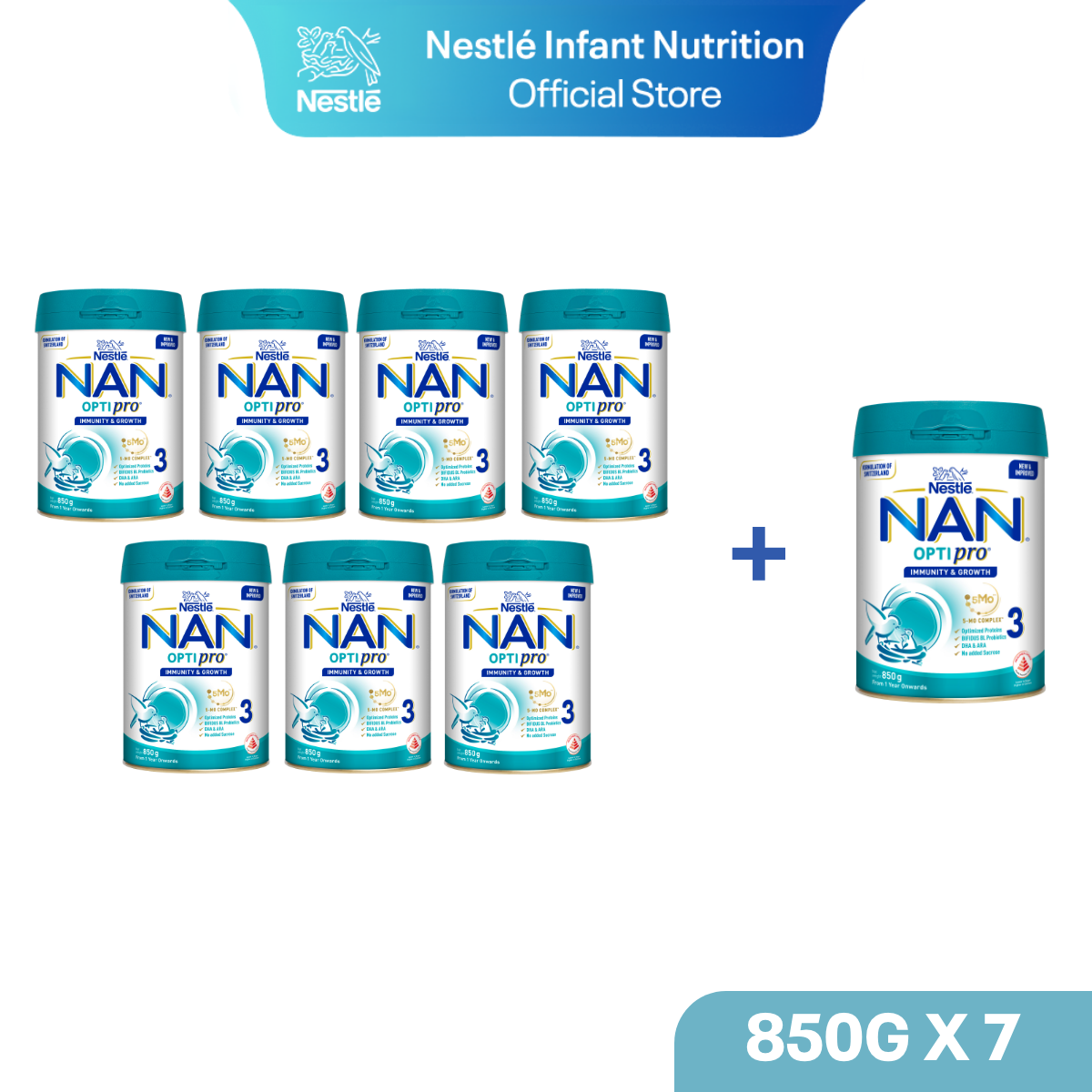 Nestle NAN Optipro Milk Formula - Stage 3 Nestle NAN Optipro Milk Formula - Stage 3
