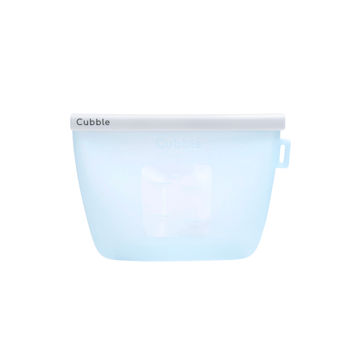 Cubble Silicone Storage Bag for Breast Pump - Pastel Blue 1L Cubble Silicone Storage Bag for Breast Pump - Pastel Blue 1L