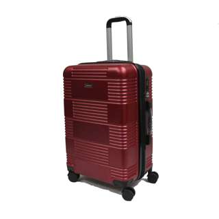 28" Large ABS+PC Antitheft Zipper Expandable Luggage - Red