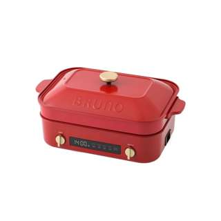 Bruno Compact Digital Hotplate - Red Bruno Compact Digital Hotplate - Red