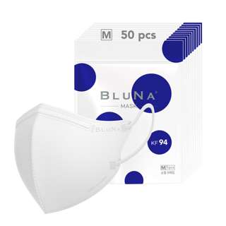 Bluna Mask KF94 2D White M size Case
