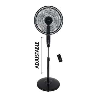 Mistral 16" DC Stand Fan with Remote MSF1610DR-BK - Black Mistral 16" DC Stand Fan with Remote MSF1610DR-BK - Black