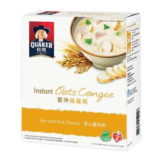 Quaker Instant Oats Congee Yam and Pork Flavour