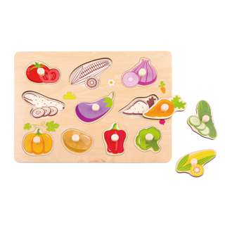 Tookytoy Montessori Learning Wooden Puzzle (Vegetable)