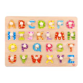 Tookytoy Montessori Learning Wooden Puzzle (Alphabet)