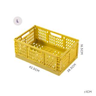 CozyNest  Collapsible Storage Box - Yellow (Large)
