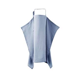 Cubble Muslin Nursing Cover - Slate Blue