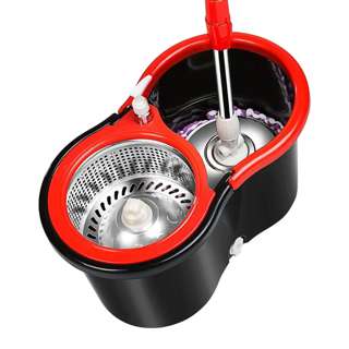 JIJI.SG 360 MAGIC Spinning Mops [Free 5 Mop Heads] - Black