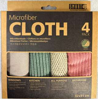 Smart Microfiber System Cleaning Cloth - Grey/Rose Smart Microfiber System Cleaning Cloth - Grey/Rose