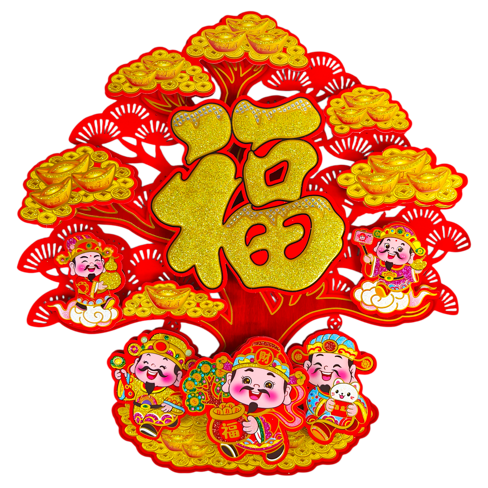 Partyforte CNY Prosperity Tree Deco Model 2