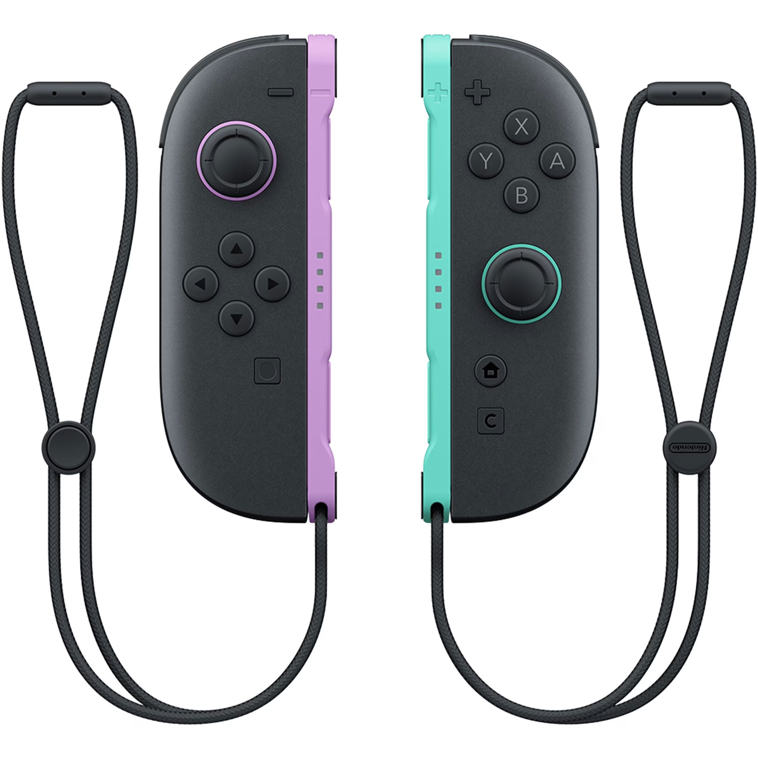 Nintendo Switch Official Joy-Con Controllers - Purple/Orange