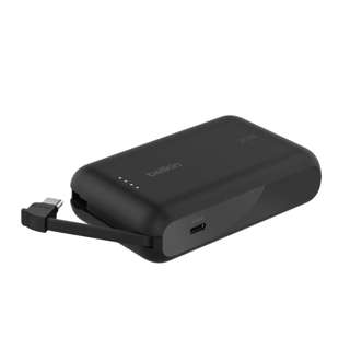 Belkin Power Bank 10K with Cable (Black) PD 20W