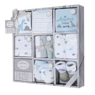 Mother's Choice 10pc Baby Gift Box - Blue Dino
