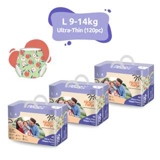 Nino Nana Ultra-Thin Diaper Pants Carton - L (9–14kg)