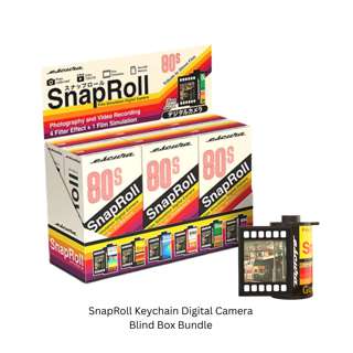 Escura SnapRoll Digital Camera Keychain Blind Box Bundle Set