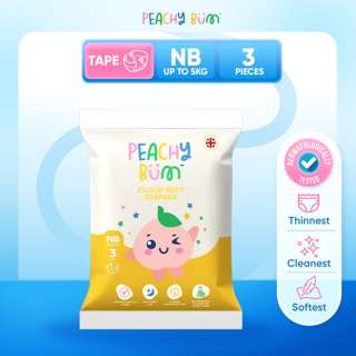 Peachy Bum Cloud Soft Tape Diapers Trial Pack - NB