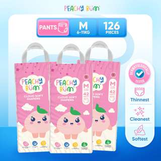 [CTN] Peachy Bum Cloud Soft Pant Diapers - Medium