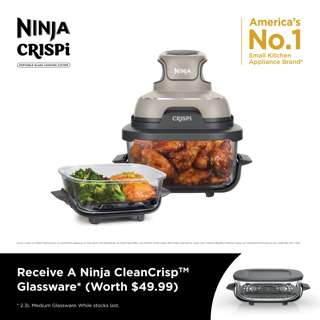 Ninja Crispi Portable Air Fryer - Stone (FN101)