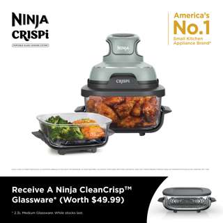 Ninja Crispi Portable Air Fryer - Soft Sage (FN101)