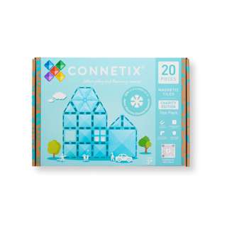 Connetix Kids Magnetic Tiles Charity Pack 20 Pcs - Teal
