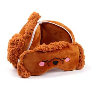 Relaxeazzz Kids Travel Pillow & Eye Mask - Gigi the Poodle Relaxeazzz Kids Travel Pillow & Eye Mask - Gigi the Poodle