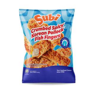 Subi Frozen - Crumbed Spicy Korean Pollock Fish Fingers