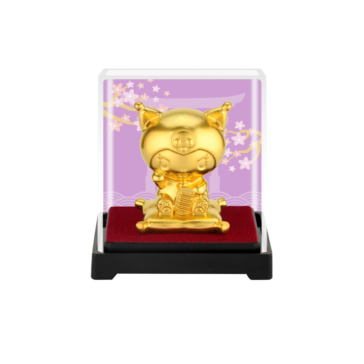 Peanuts Snoopy & Woodstock 24K Gold Foil Mini Figure | NTUC FairPrice