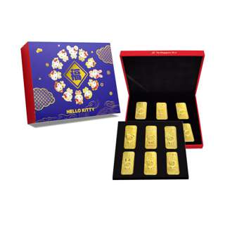 Sanrio Hello Kitty Zodiac 24K Gold Plated Ingot 12-in-1 Set Sanrio Hello Kitty Zodiac 24K Gold Plated Ingot 12-in-1 Set