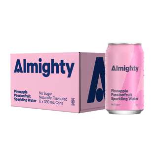 Almighty Sparkling Water - Pineapple Passionfruit Almighty Sparkling Water - Pineapple Passionfruit