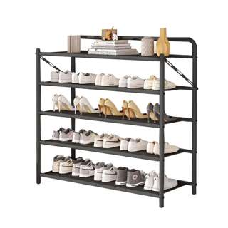 JIJI.SG MELANTHE Foldable Shoe Rack, Black (5T)