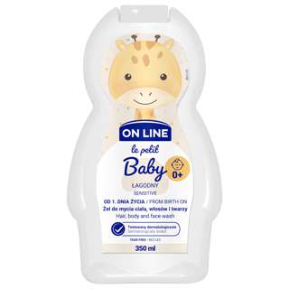 On Line Kids Hair, Body & Face Wash - Baby Sensitive