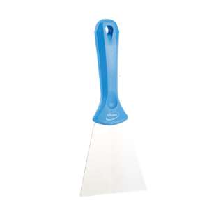 Vikan Stainless Steel Hand Scraper 100 mm - Blue Vikan Stainless Steel Hand Scraper 100 mm - Blue