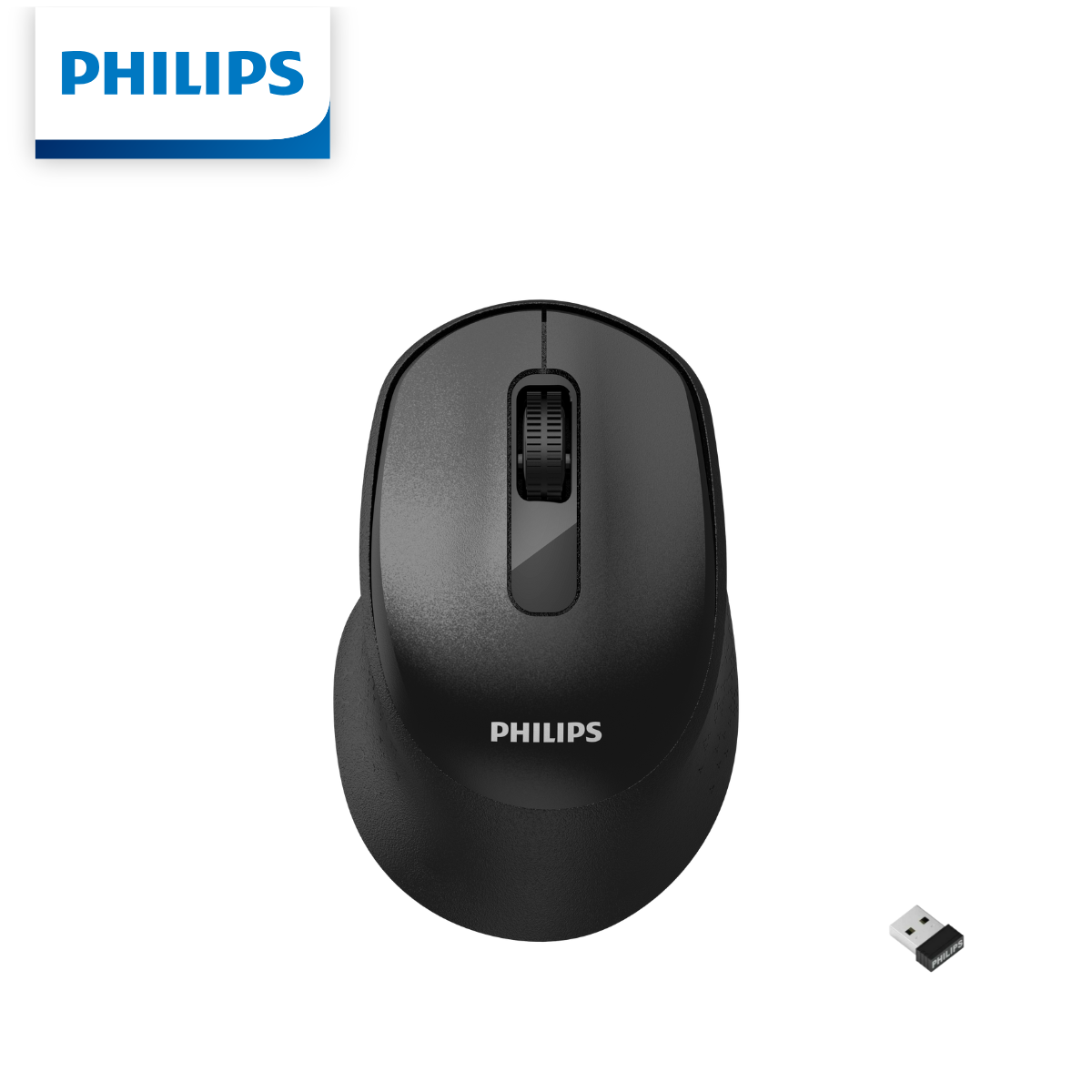Mouse Phillips Philips 4000 Series Wireless Mouse -Black (SPK7448B) | NTUC FairPrice