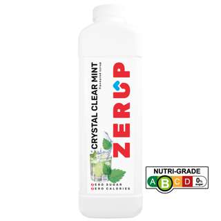 Zerup Zero Sugar Syrup - Crystal Clear Mint Zerup Zero Sugar Syrup - Crystal Clear Mint