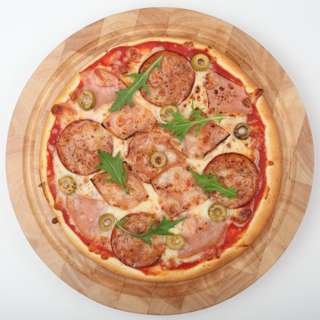 Le Grand Brix 6 inch 3-Meat Medley Pizza