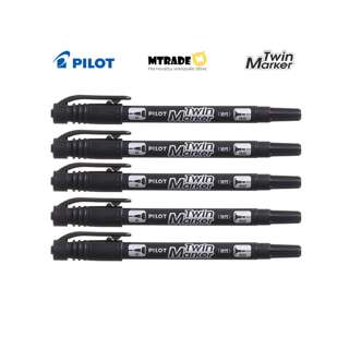 Pilot Twin Tip Permanent Marker - Black (PMEF60KEU-5B)