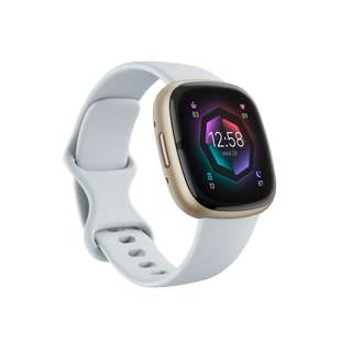 Fitbit Sense 2 Smartwatch - Blue Mist / Soft Gold Aluminium Fitbit Sense 2 Smartwatch - Blue Mist / Soft Gold Aluminium