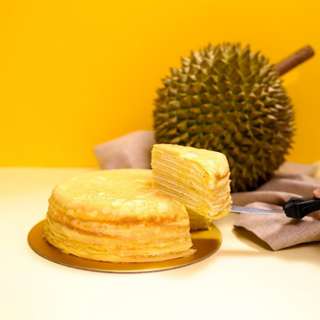 Fairy Port Musang King Durian Mille Crepe (8-Layer Purée)