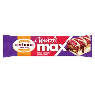 Cerbona Muesli Max Bar - Raspberry & Lemon