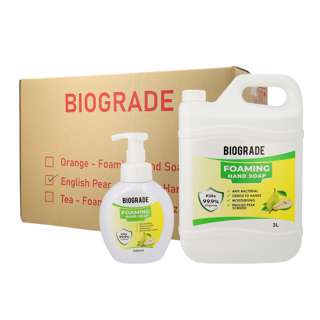 Biograde Foaming Hand Soap Carton - English Pear Biograde Foaming Hand Soap Carton - English Pear