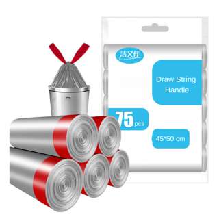 CozyNest Disposable Garbage Bags - White