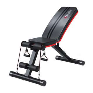 FITNET 7-Position Folding Workout Bench - Black